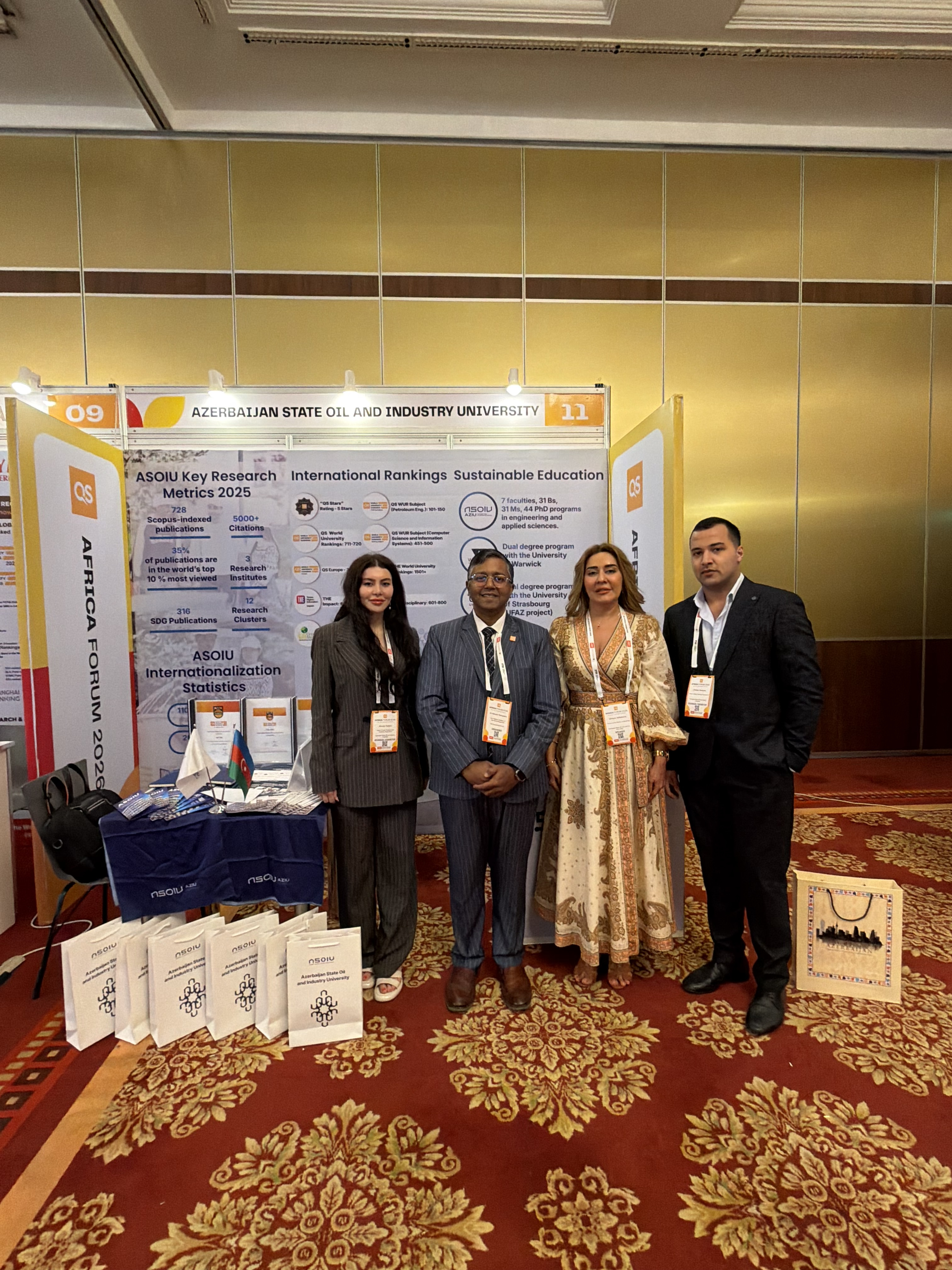 ADNSU “QS Africa Forum 2026”da Azərbaycanı təmsil edir