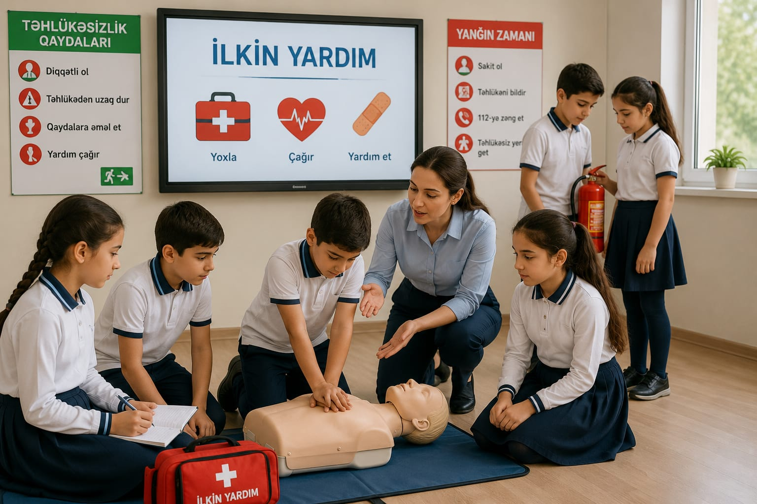 “Şagirdlərə təhlükəsizlik qaydalarını əzbərlədirik, tətbiqini öyrətmirik” – Mütəxəssis 