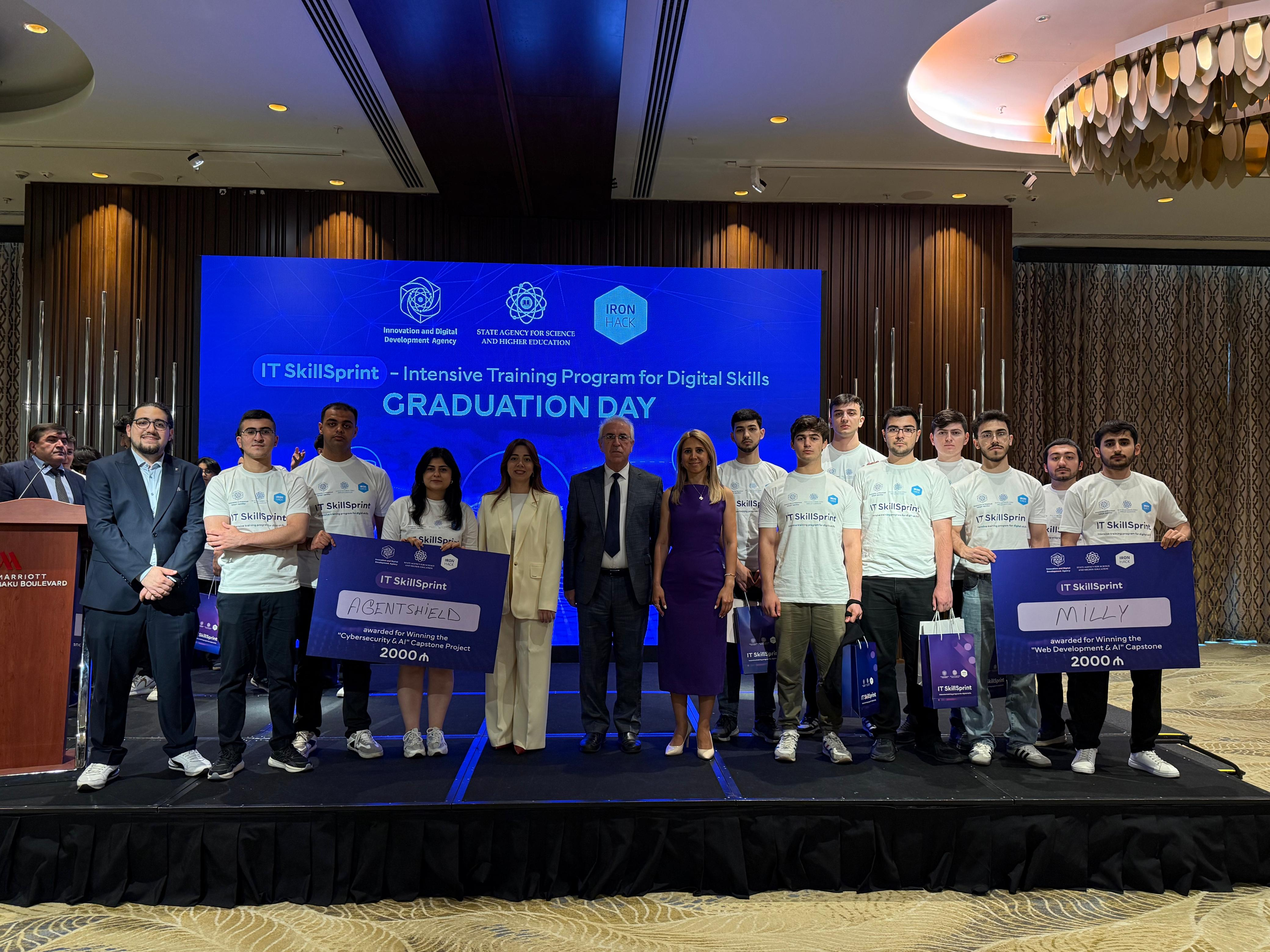 BMU-nun tələbələri “IT SkillSprint” proqramını uğurla başa vurublar