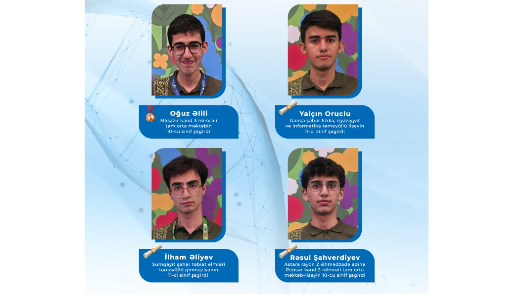 Məktəblilərimiz beynəlxalq olimpiadada fərqləniblər