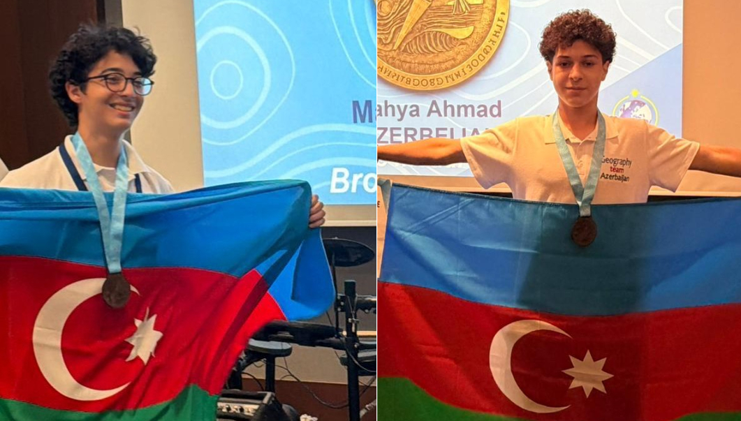 Coğrafiyaya maraq şagirdlərimizə beynəlxalq olimpiadada uğur qazandırdı 
