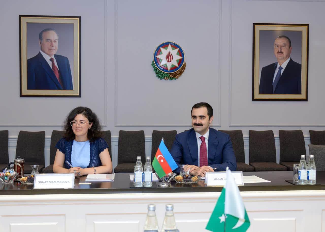 Nazir müavini Pakistanın dövlət naziri ilə görüşüb