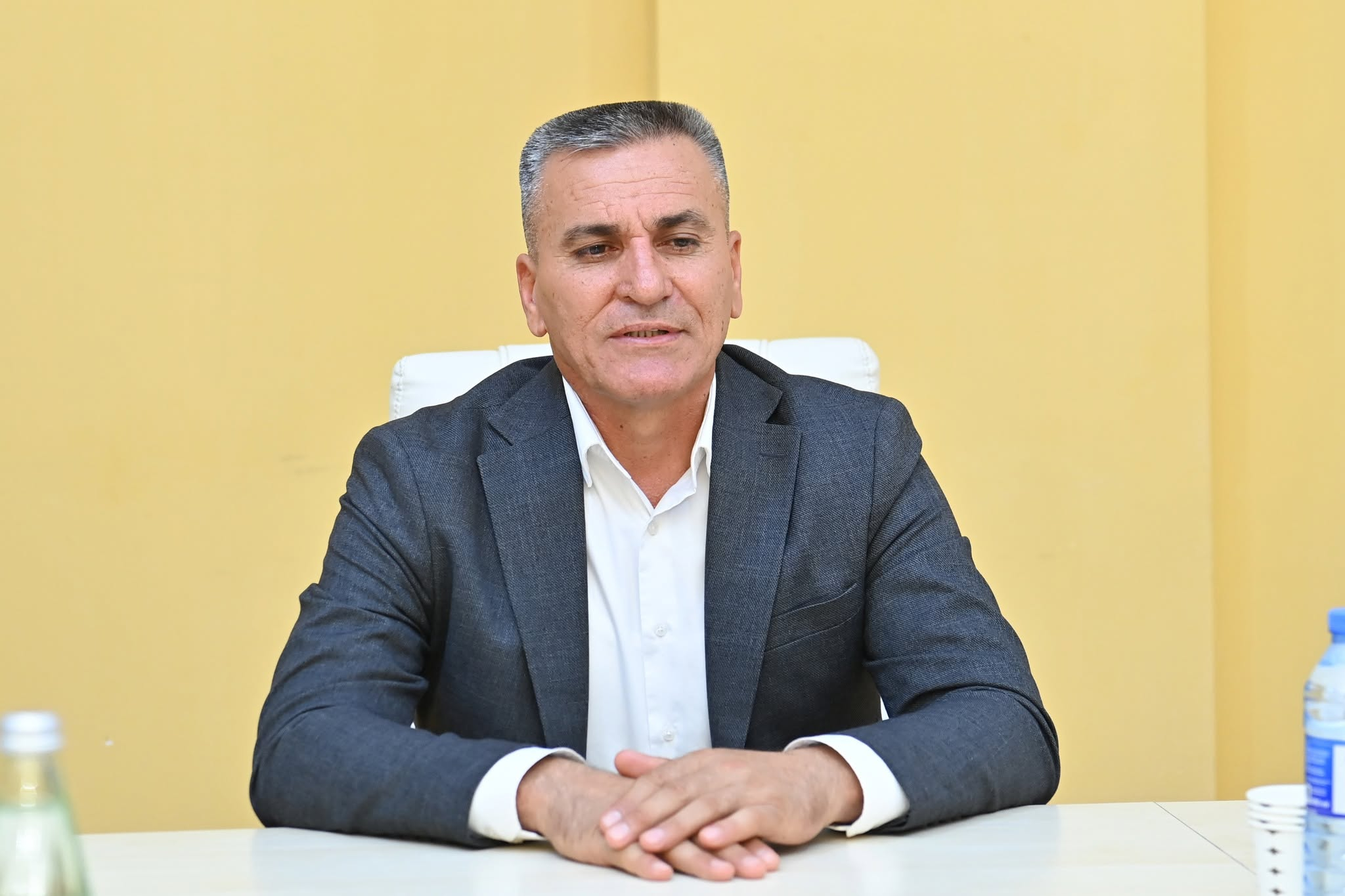 Elm və təhsil naziri Saatlıda vətəndaşları qəbul edib