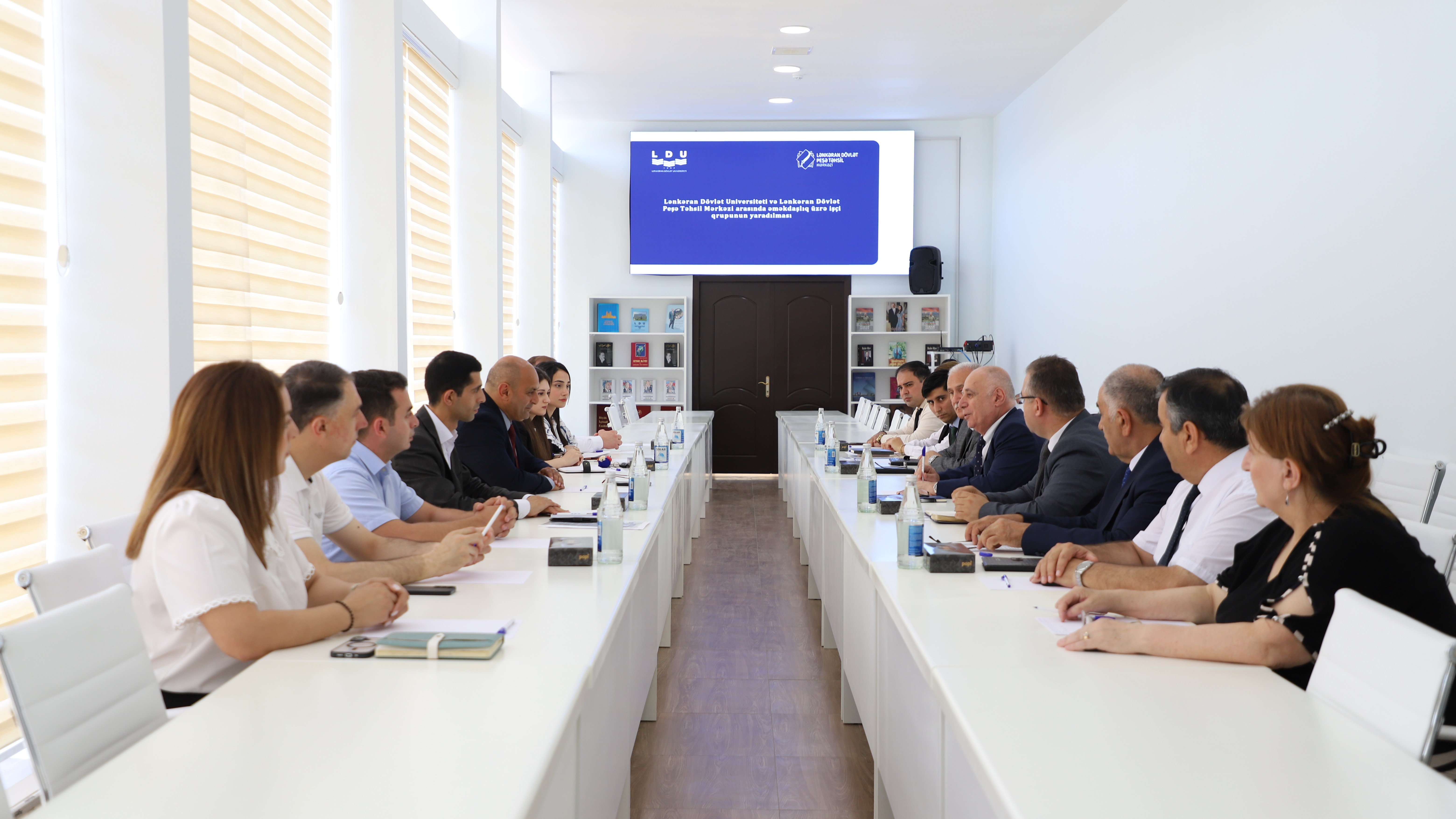 LDU ilə Lənkəran Dövlət Peşə Təhsil Mərkəzi arasında əməkdaşlıq müzakirə edilib