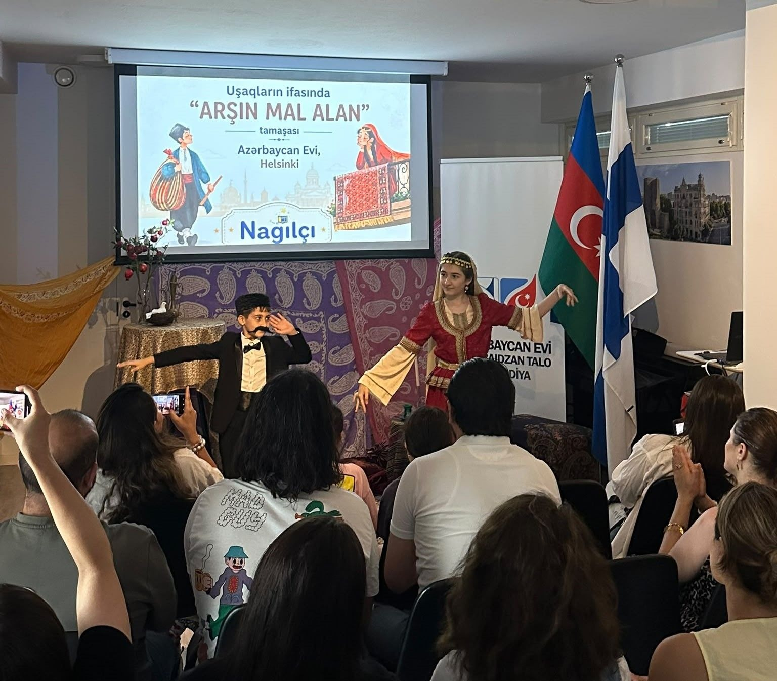 Azərbaycanlı uşaqların təqdimatında Finlandiyada “Arşın mal alan” nümayiş olunub