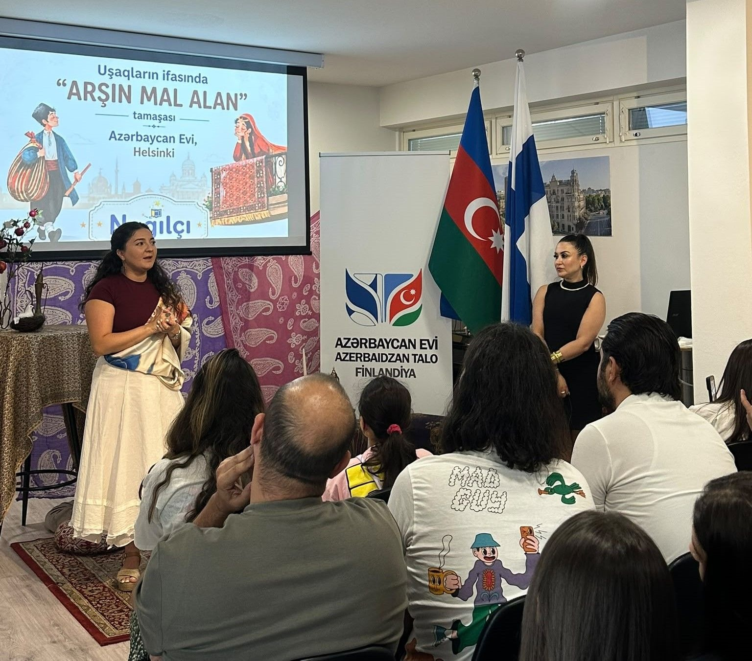 Azərbaycanlı uşaqların təqdimatında Finlandiyada “Arşın mal alan” nümayiş olunub