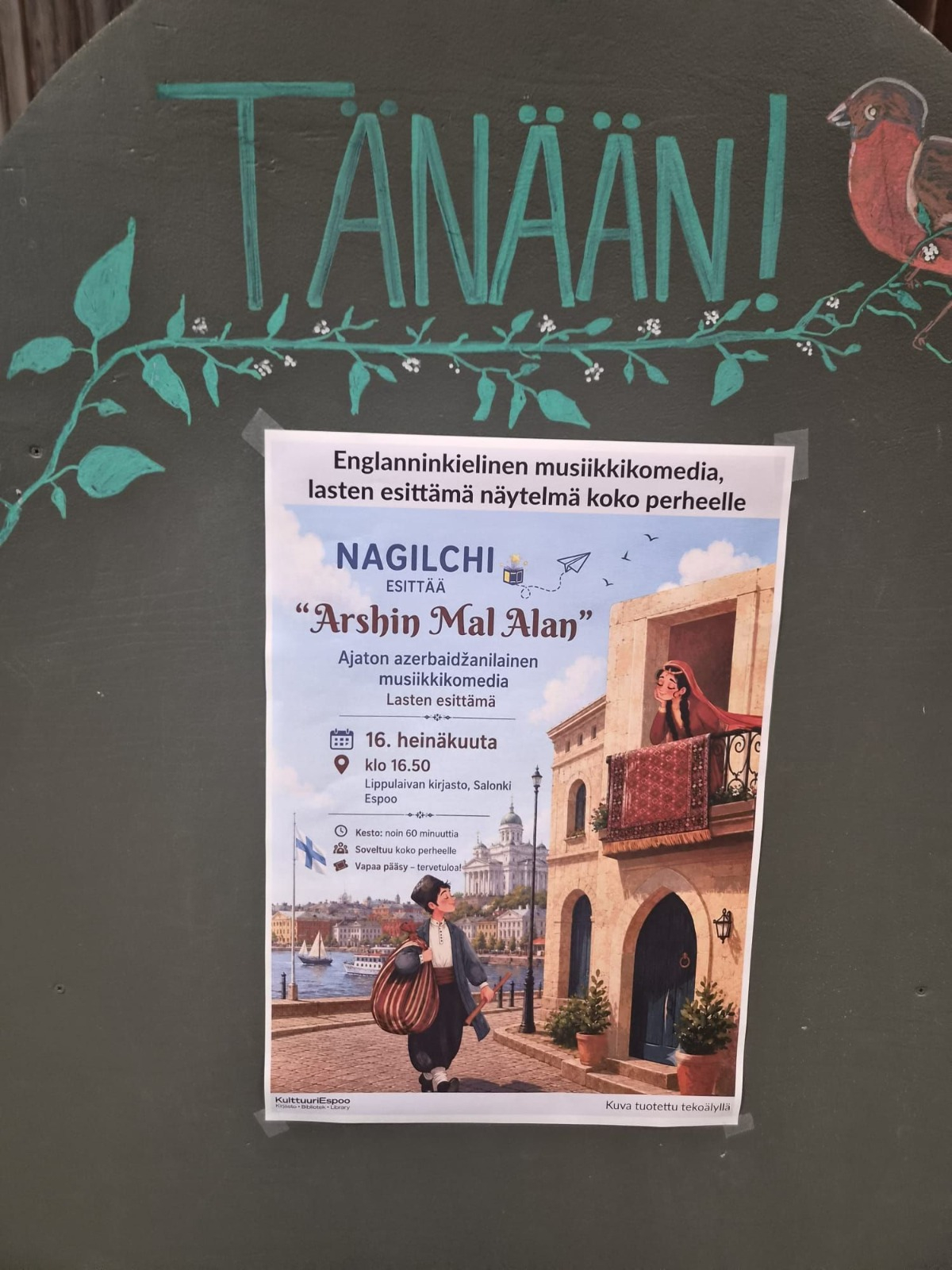 Azərbaycanlı uşaqların təqdimatında Finlandiyada “Arşın mal alan” nümayiş olunub