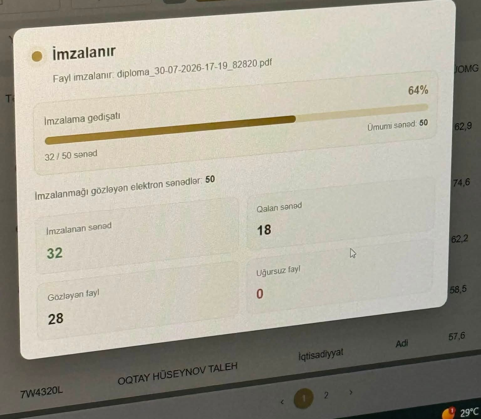 AzTU-da elektron diplomların verilməsinə başlanıldı