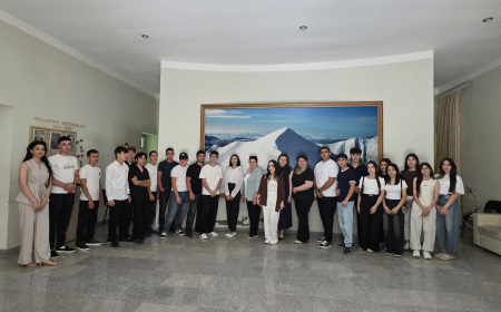 Qəbələ Peşə Mərkəzinin tələbələri İsmayıllının turizm imkanları ilə tanış olublar