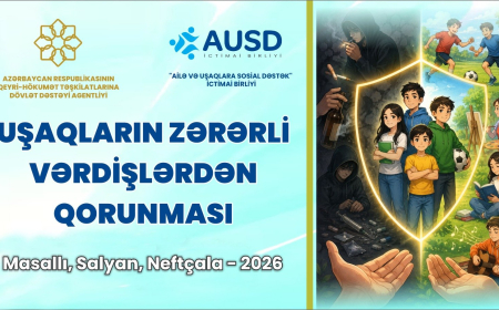 "Uşaqların zərərli vərdişlərdən qorunması" layihəsinə start verilir