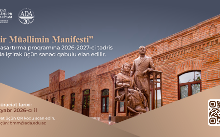 “Bir Müəllimin Manifesti” proqramına qəbul