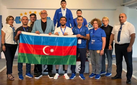 Naxçıvan məktəblisi Avropa birinciliyində 3 medal qazandı 