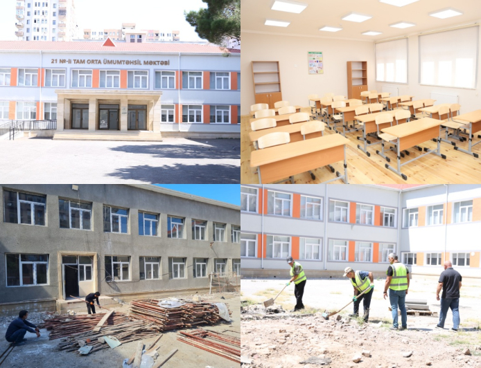 Əsaslı təmirdən çıxan məktəbdə nələr dəyişib?
