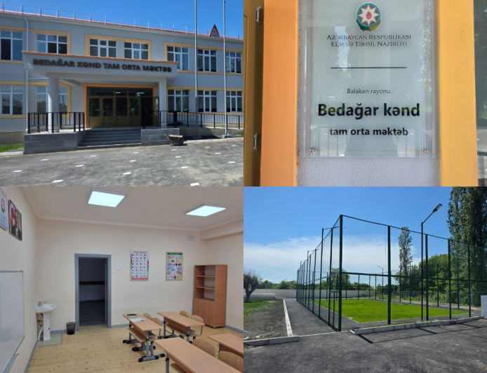 Şəki-Zaqatalada təhsil infrastrukturu yenilənir