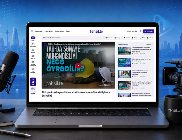 “Təhsil TV” yeni saytı ilə fəaliyyətini genişləndirir