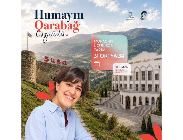 Qarabağ Universitetində təhsil alanlara 1000 manat təqaüd veriləcək