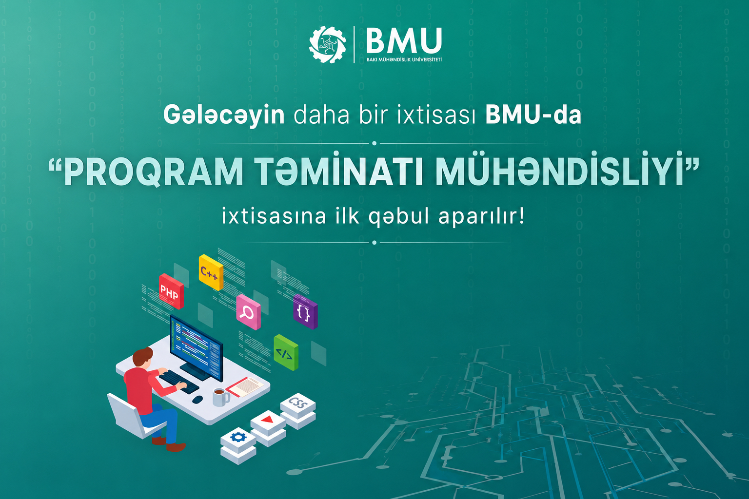 BMU-da daha bir yeni ixtisas üzrə qəbul aparılır