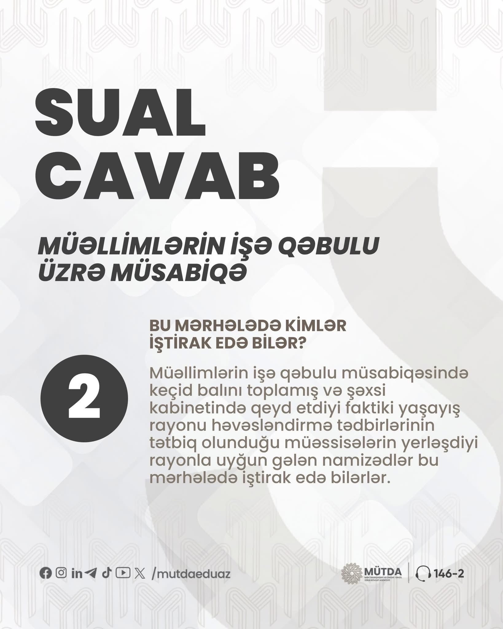 MİQ üzrə vakansiya seçiminin nəticələri nə zaman