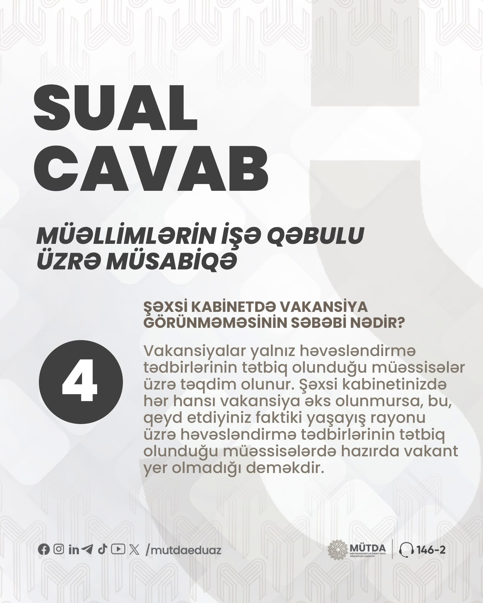 MİQ üzrə vakansiya seçiminin nəticələri nə zaman