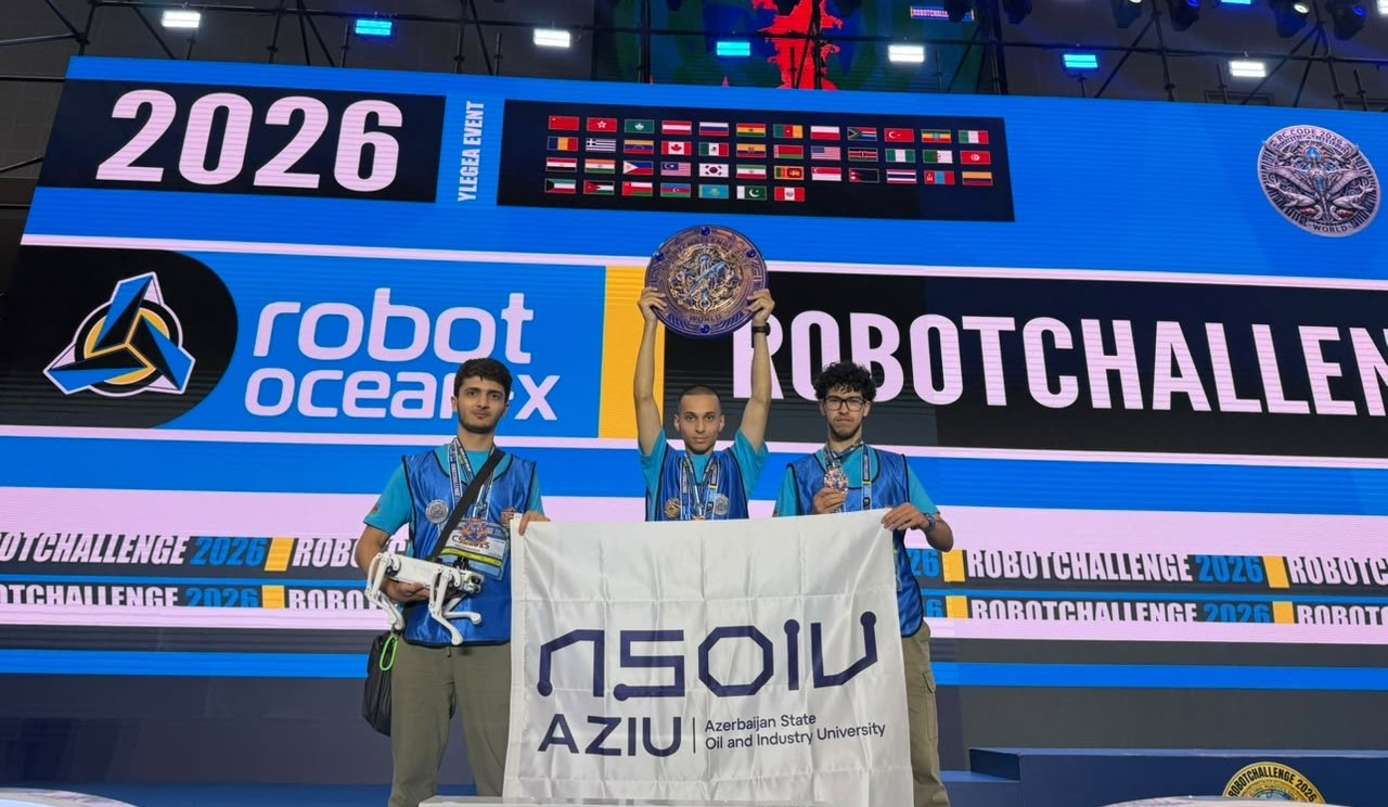 ADNSU tələbələri "RobotChallenge 2026" beynəlxalq yarışında III yeri tutublar