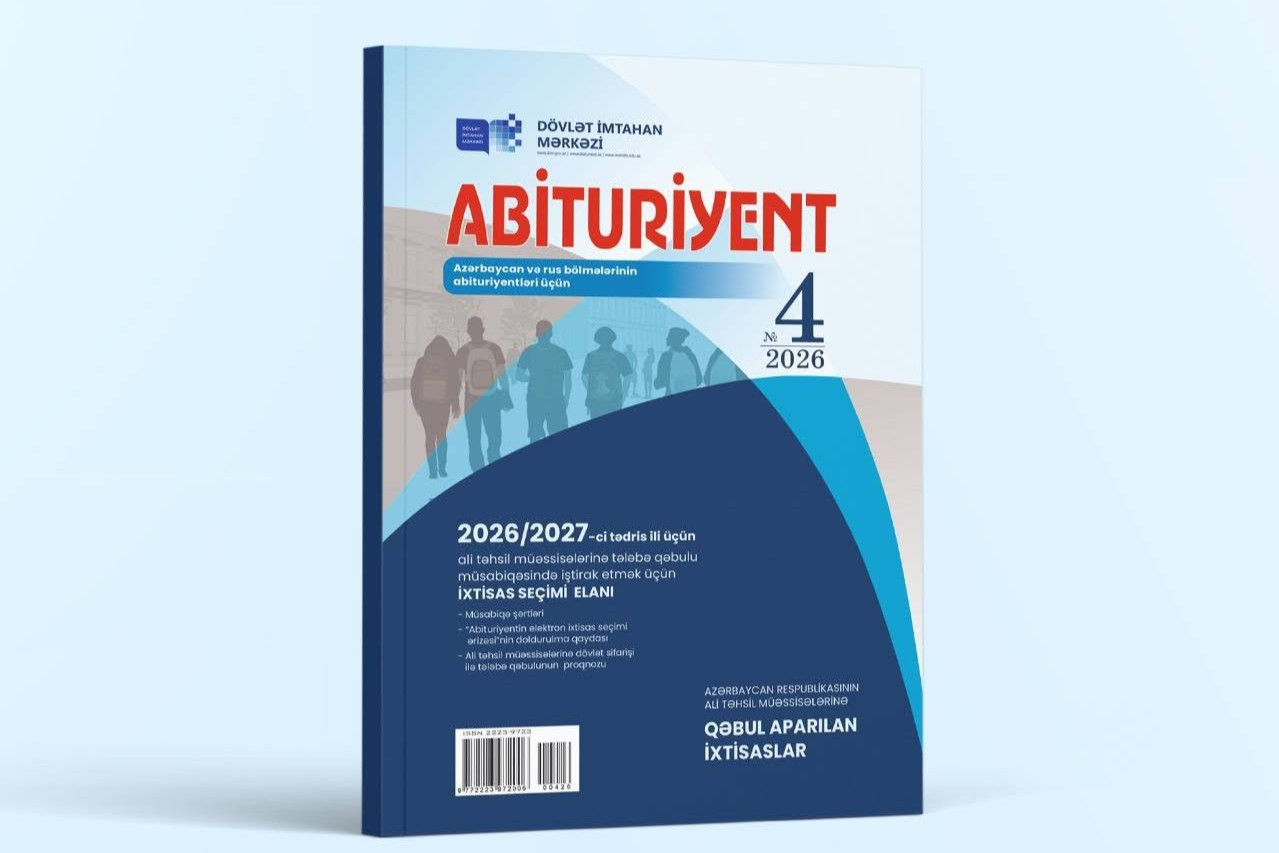 “Abituriyent” jurnalının 4-cü nömrəsi nəşr edilib