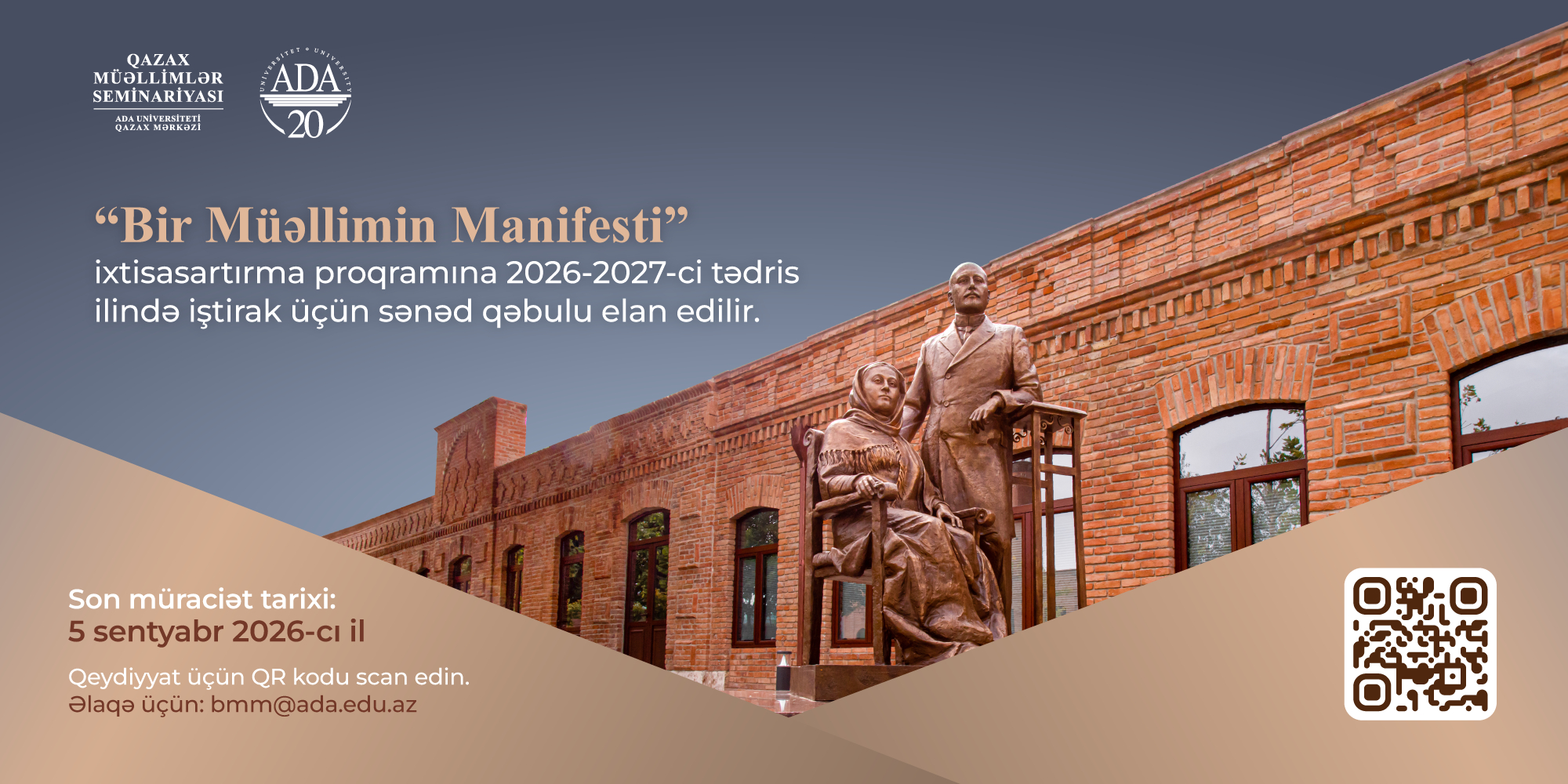 “Bir Müəllimin Manifesti” proqramına qəbul