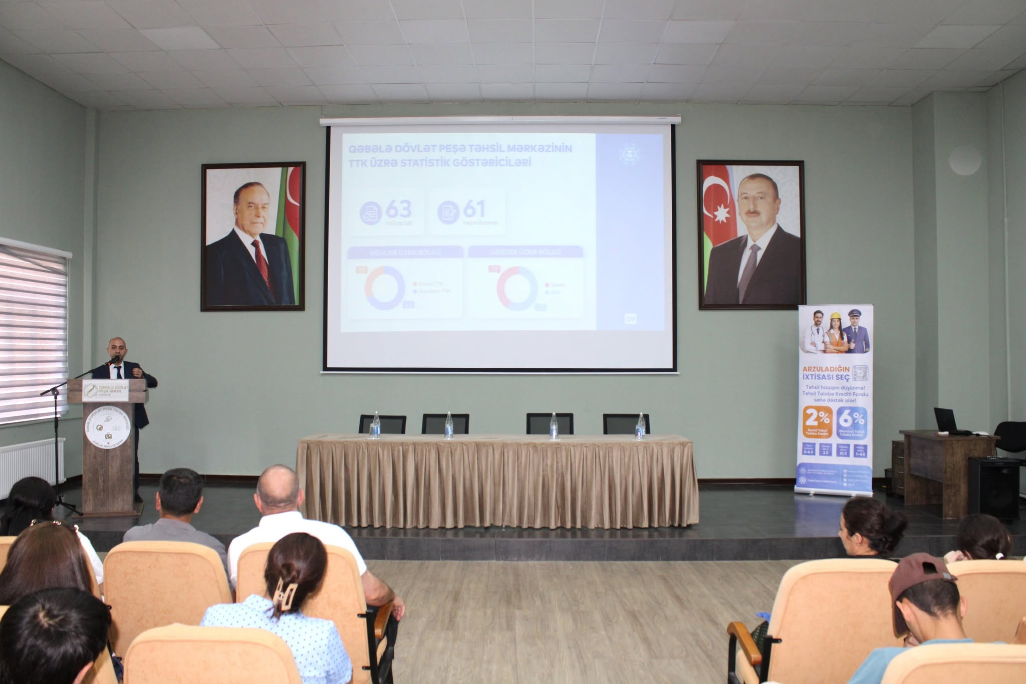 Qəbələ Dövlət Peşə Təhsil Mərkəzində “Açıq qapı” günü keçirilib