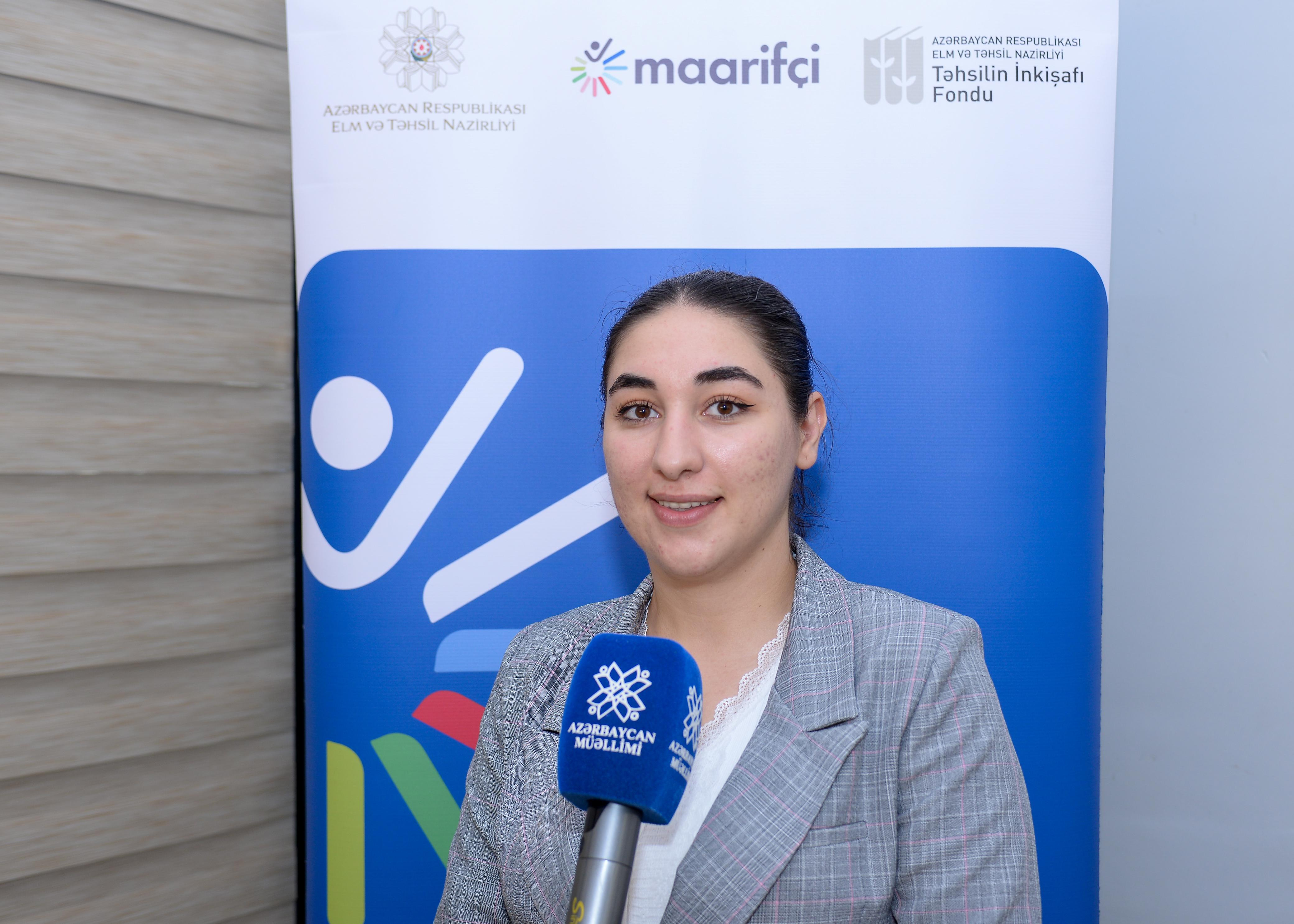 “Maarifçi” olmaq ən böyük hədəflərimdən biri idi