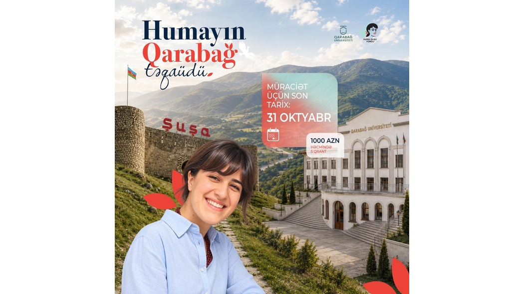 Qarabağ Universitetində təhsil alanlara 1000 manat təqaüd veriləcək