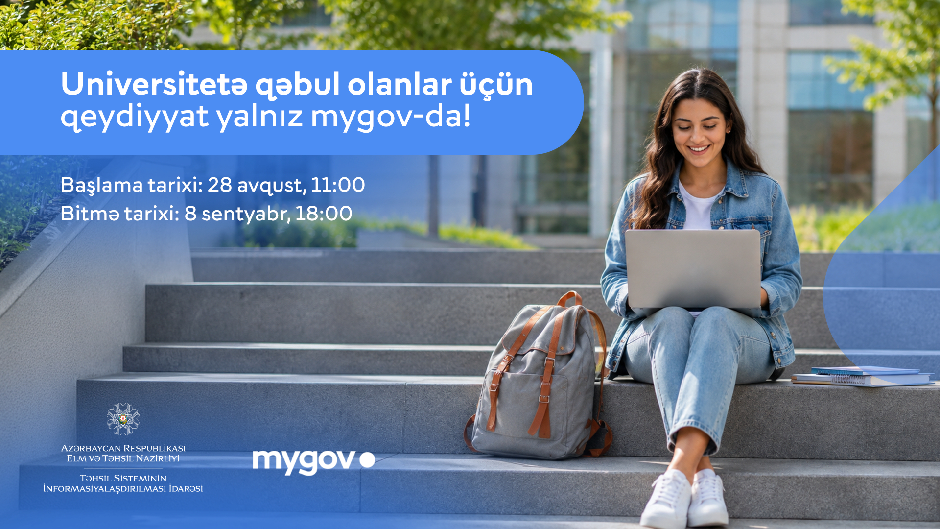 Universitetlərə qeydiyyat yalnız "mygov" üzərindən aparılacaq