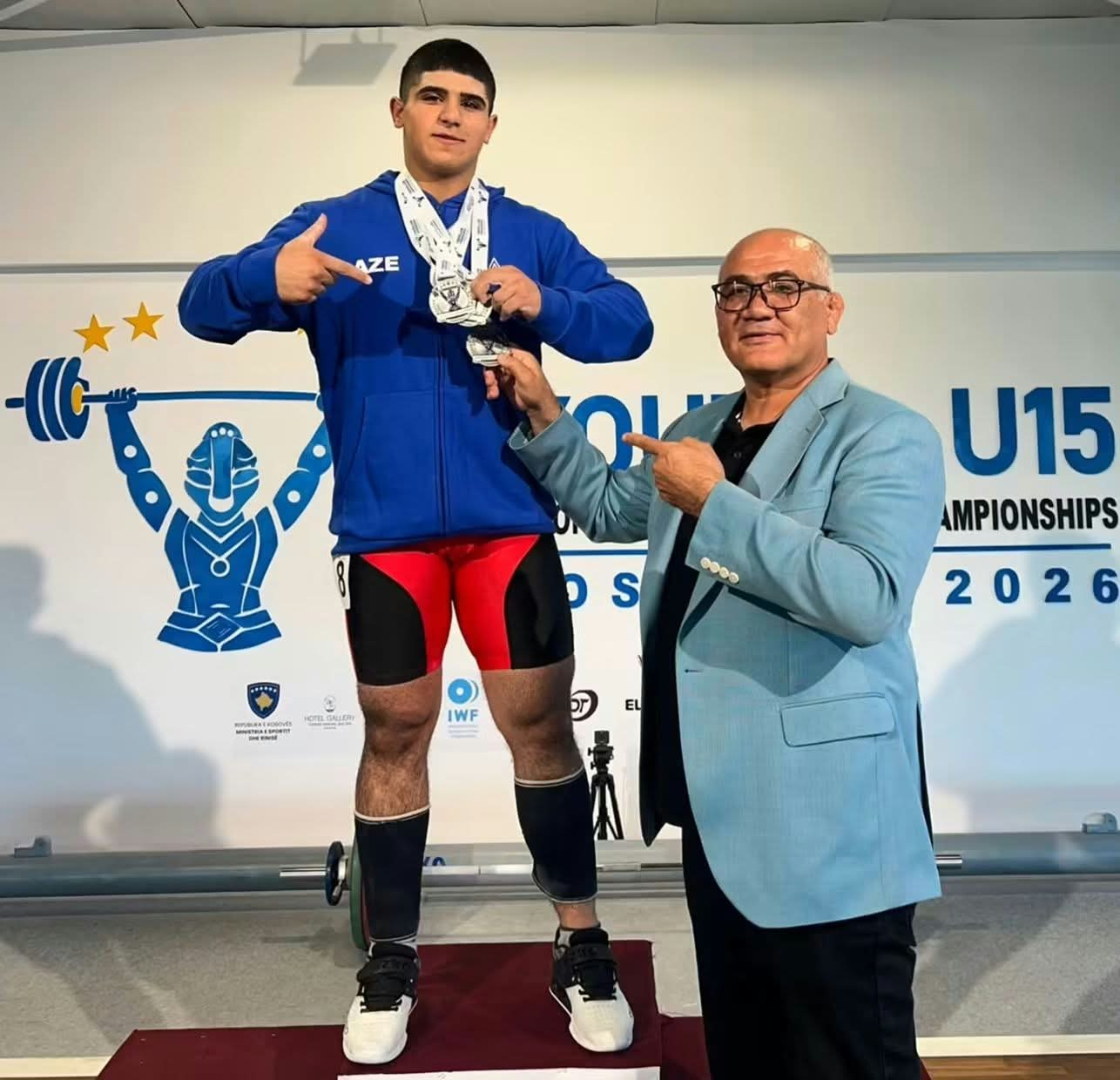 Naxçıvan məktəblisi Avropa birinciliyində 3 medal qazandı