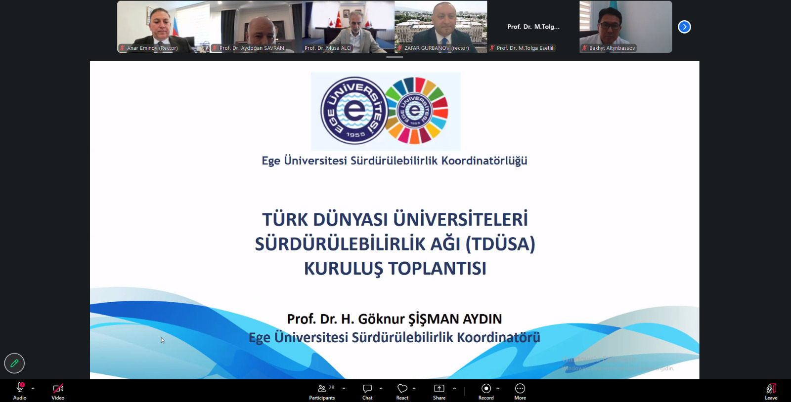 MDU Türk Dünyası Universitetləri Dayanıqlı İnkişaf Şəbəkəsinin üzvü oldu