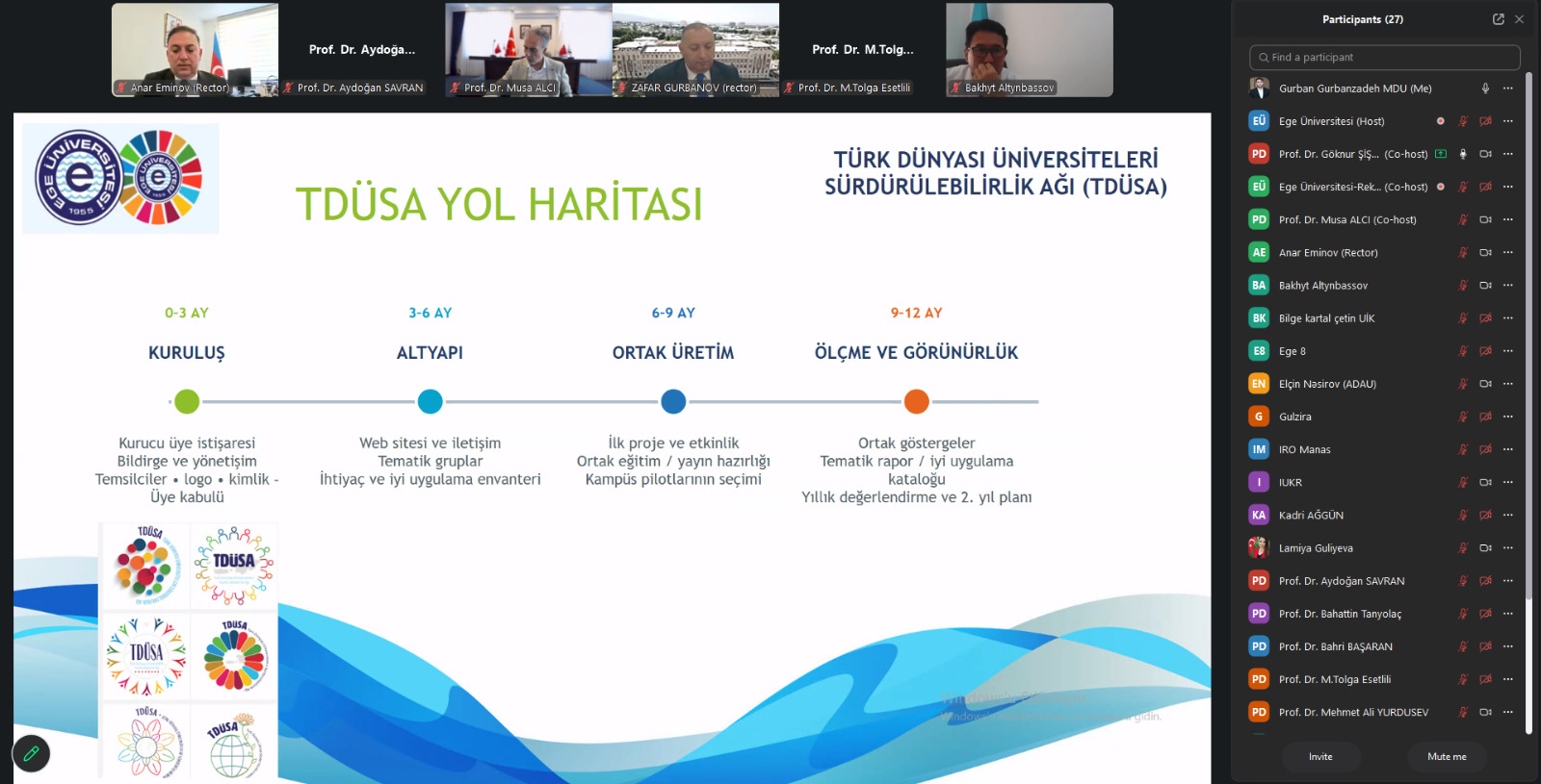 MDU Türk Dünyası Universitetləri Dayanıqlı İnkişaf Şəbəkəsinin üzvü oldu