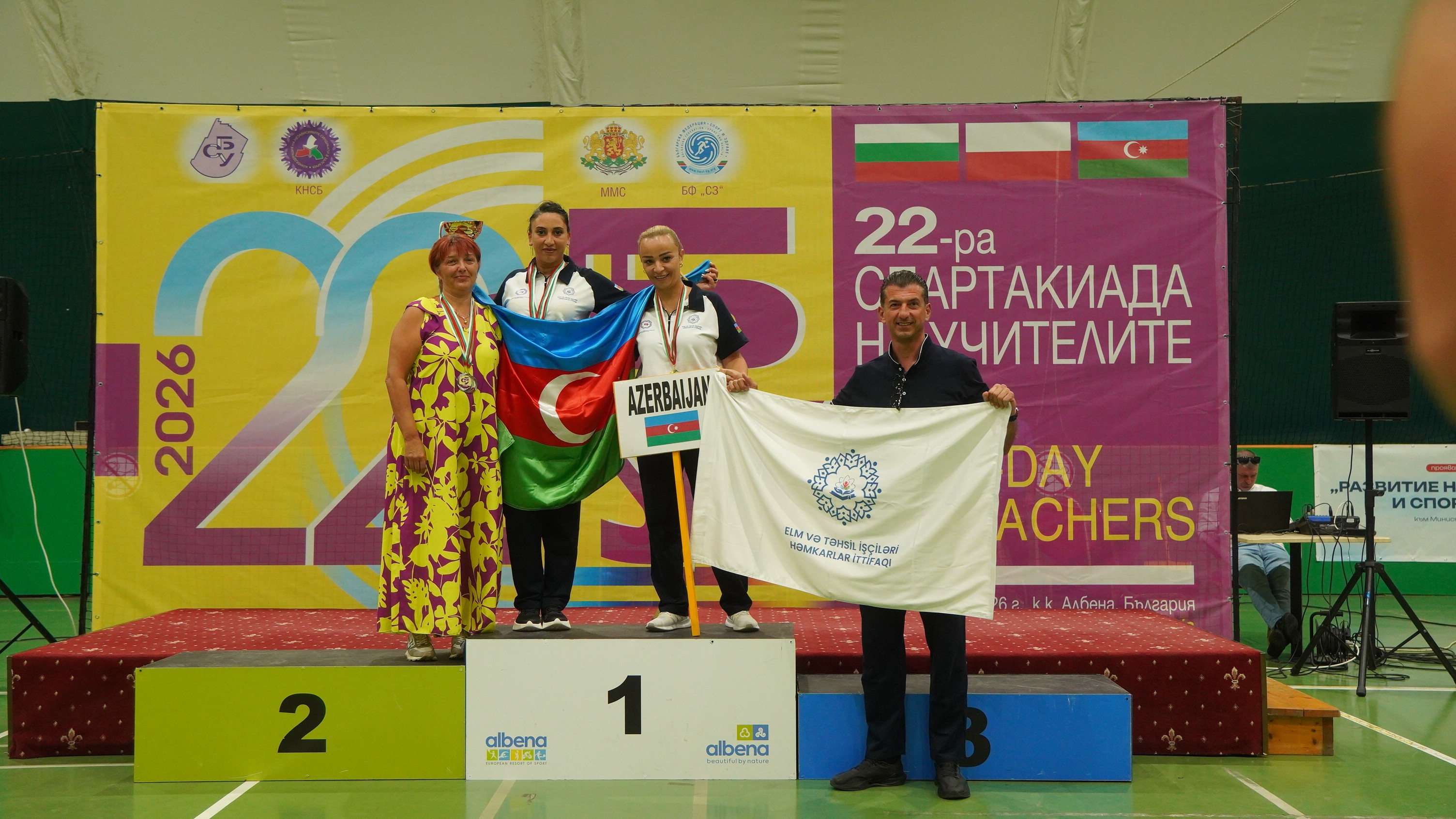 ETİHİ üzvləri Müəllimlərin XXII Yay İdman Oyunlarını 6 medalla başa vurublar