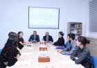 BSU-da Torayqırov Universitetinin rektoru ilə görüş keçirilib 
