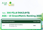 Azərbaycan İdman Akademiyası “UI GreenMetric 2026” reytinqində irəliləyib 