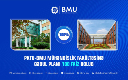 PKTU-BMU Mühəndislik fakültəsinə qəbul planı 100 faiz dolub