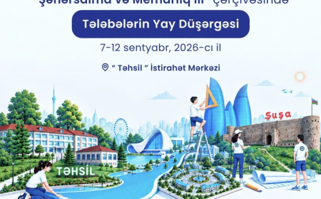 "Tələbələrin yay düşərgəsi"nə start verilib 