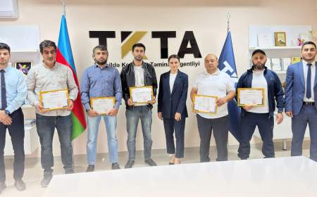 TKTA tərəfindən peşə sənədləri təqdim edilib 