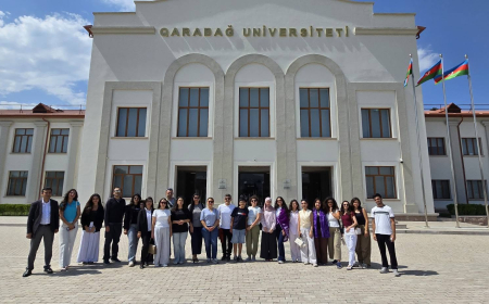 ADPU-CVU ikili diplom proqramının iştirakçıları Qarabağa səfər ediblər 