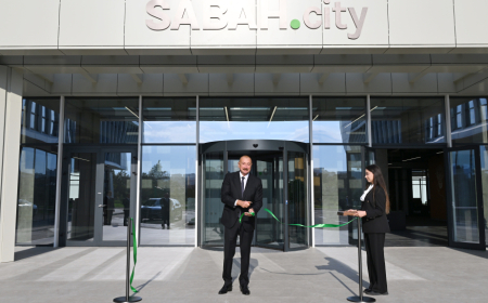 Prezident İlham Əliyev “SABAH.city” innovasiya şəhərciyinin birinci mərhələsinin açılışında iştirak edib