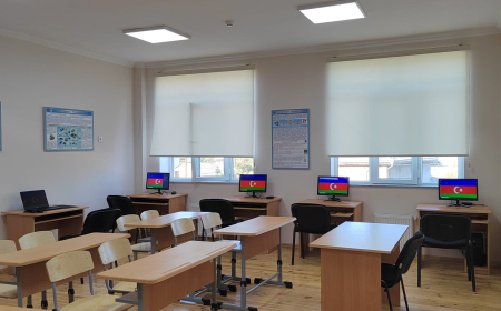 Lənkəranda 432 şagird yerlik Viyən kənd məktəbi istifadəyə verilib 