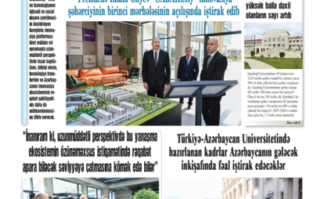 19 sentyabr 2026-cı il №35 (9188) 