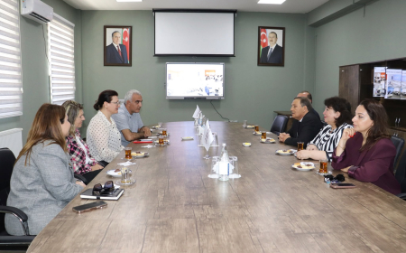 Almaniya nümayəndə heyəti Qəbələ Dövlət Peşə Təhsil Mərkəzində olub 