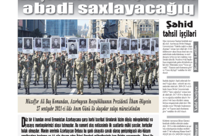 26 sentyabr 2026-cı il №36 (9189)
