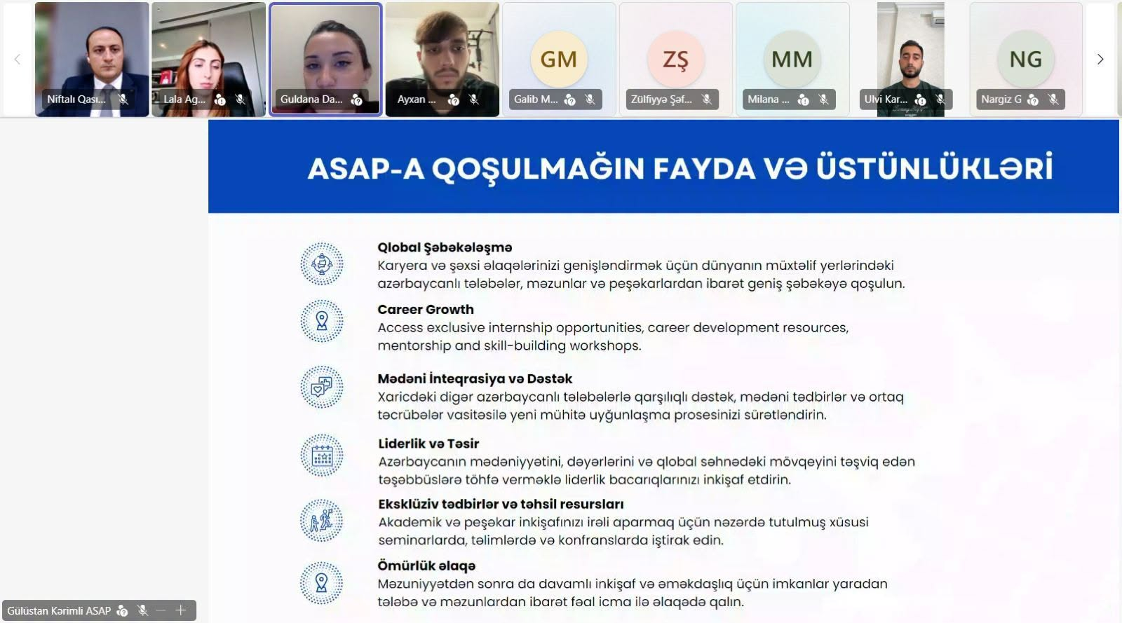 HTP ilə xaricdə təhsil almaq hüququ qazanmış tələbələrlə görüş keçirilib