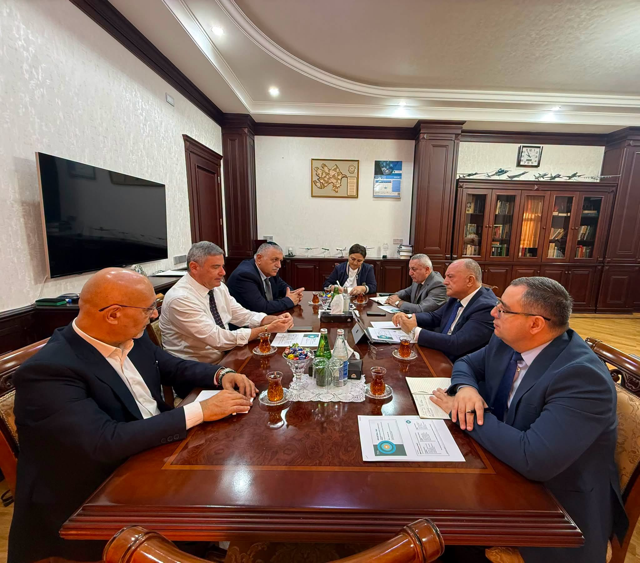 İsrail universitetinin vitse-prezidenti AzTU-da olub