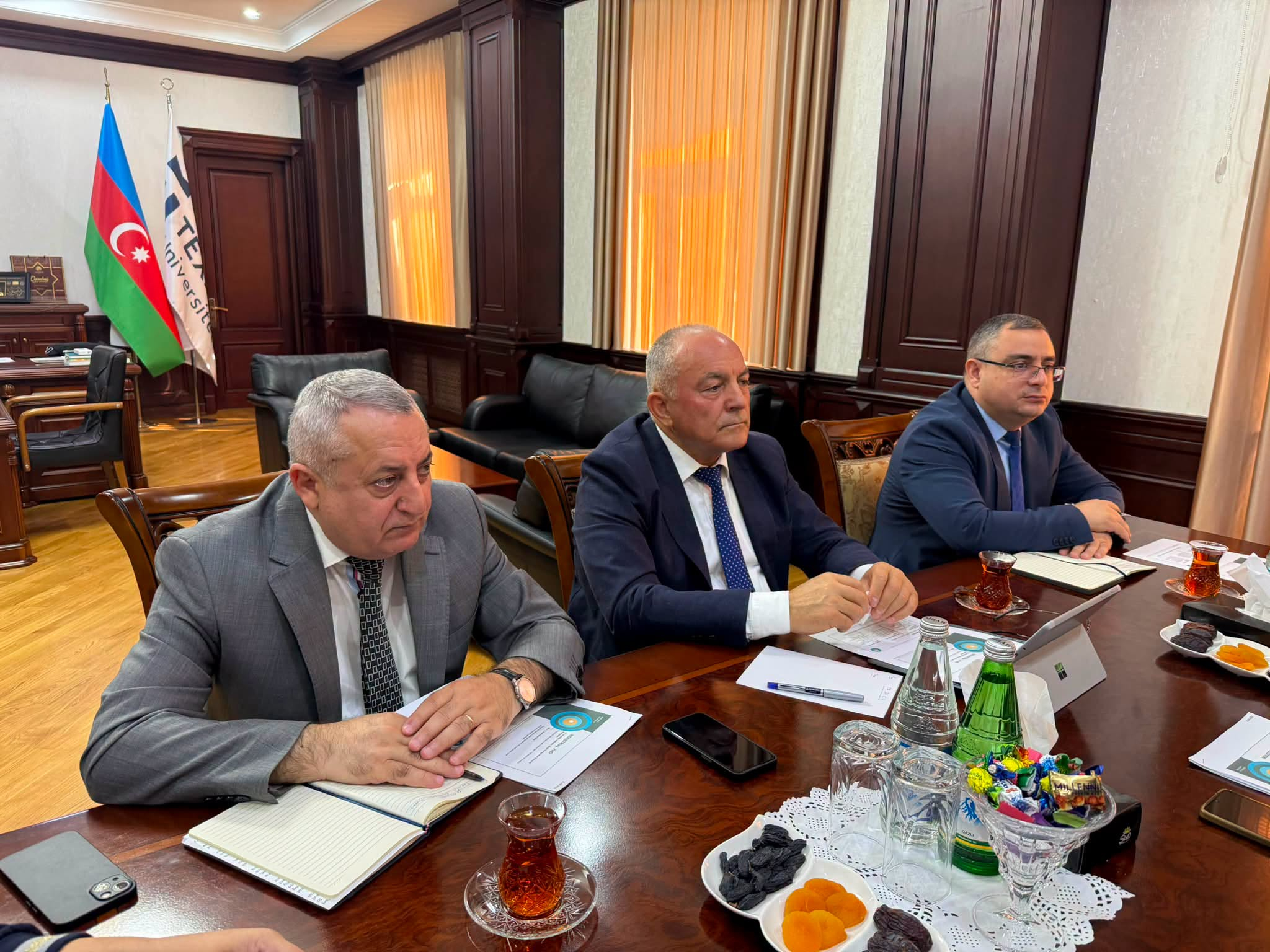 İsrail universitetinin vitse-prezidenti AzTU-da olub