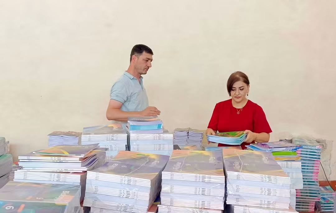 Mil-Muğan bölgəsinin məktəbləri üçün 300 mindən çox dərslik göndərilib