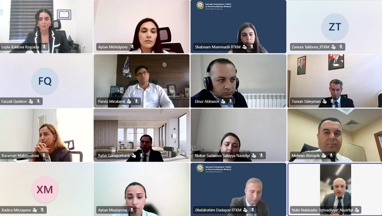 “İnsan kapitalı və təhsil” işçi qrupunun iclası keçirilib